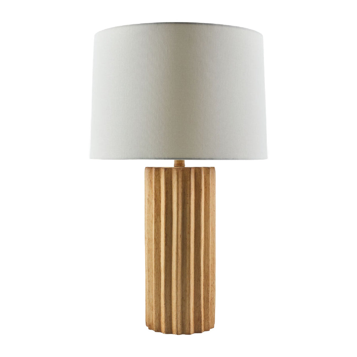 Modern European furniture - Ridged Ceramic Accent Table Lamp - www.oroa.com