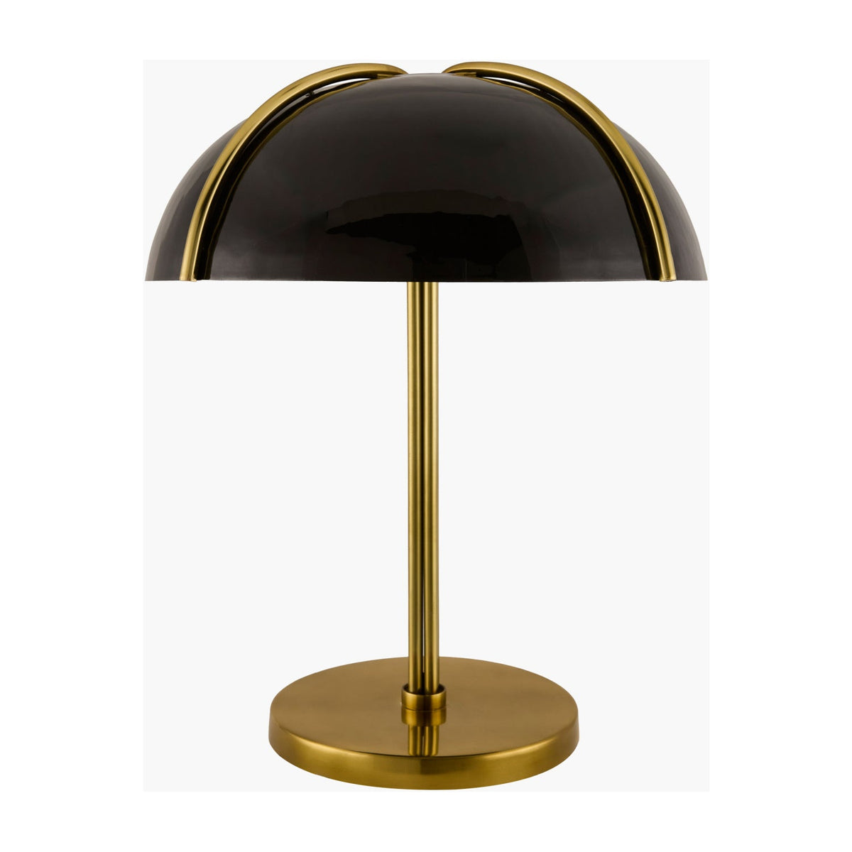 Modern European furniture - Black Metal Dome Table Lamp - www.oroa.com