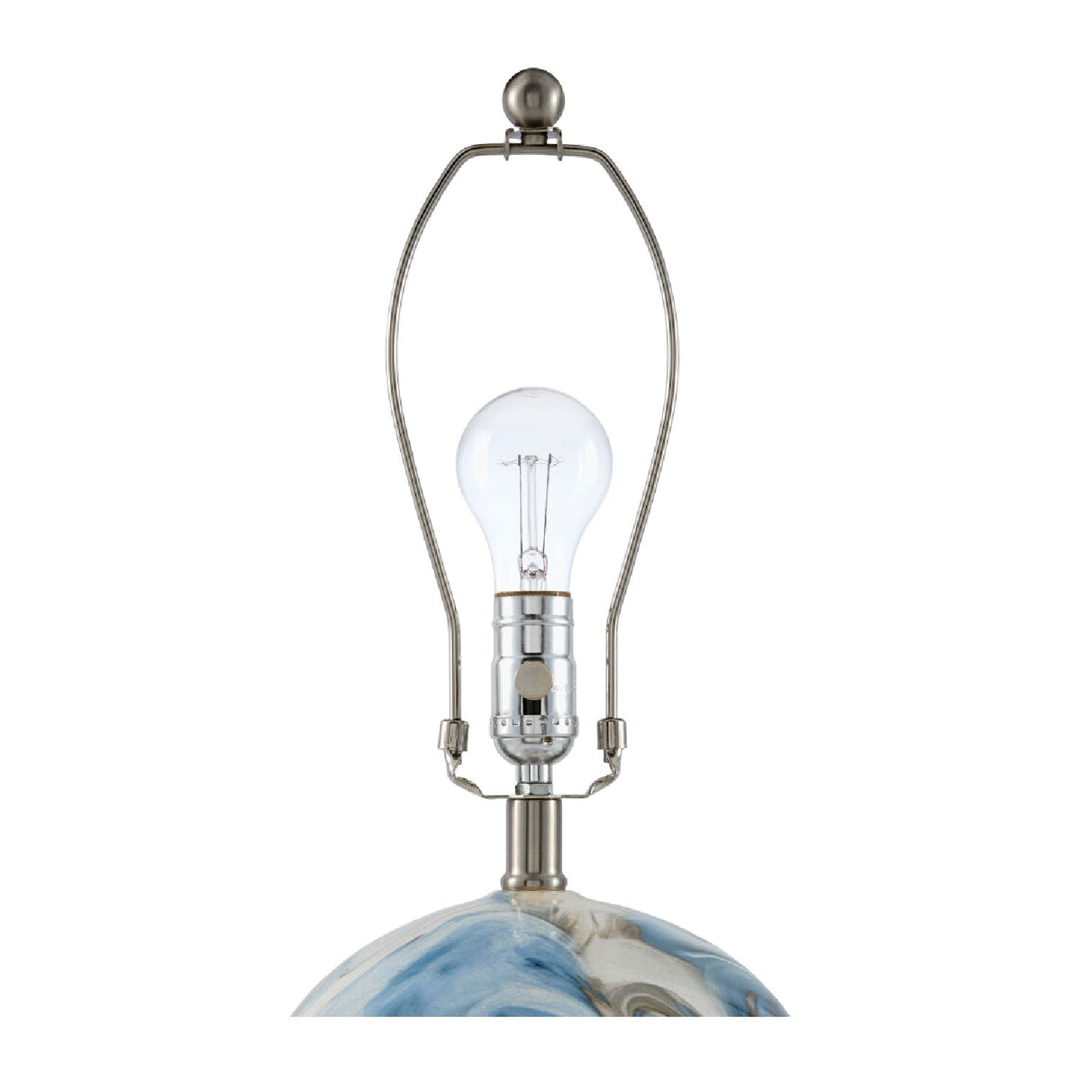Modern European furniture - Swirl Round Ceramic Table Lamp - www.oroa.com