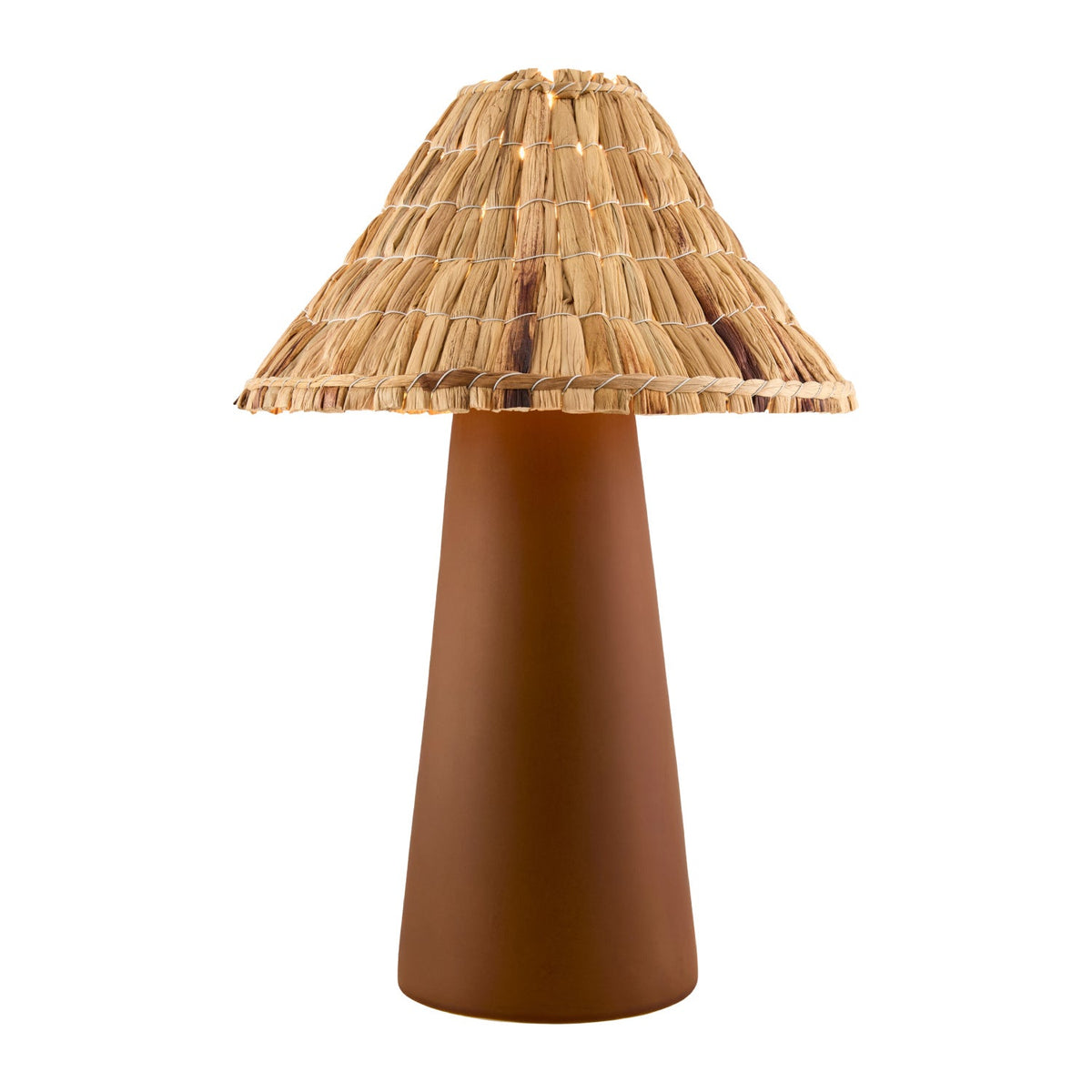 Modern European furniture - Seagrass Shade Ceramic Table Lamp - www.oroa.com