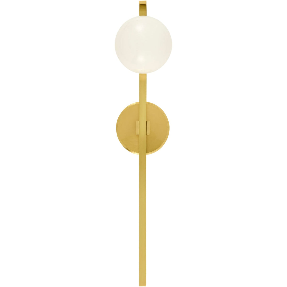 Modern European furniture - White Glass Sphere Wall Lamp - www.oroa.com