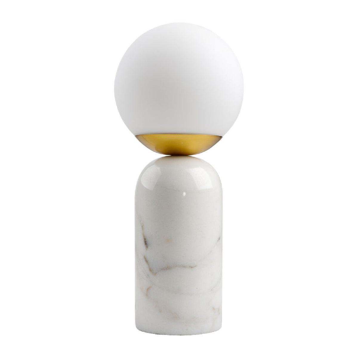 Modern European furniture - Marble White Glass Table Lamp - www.oroa.com