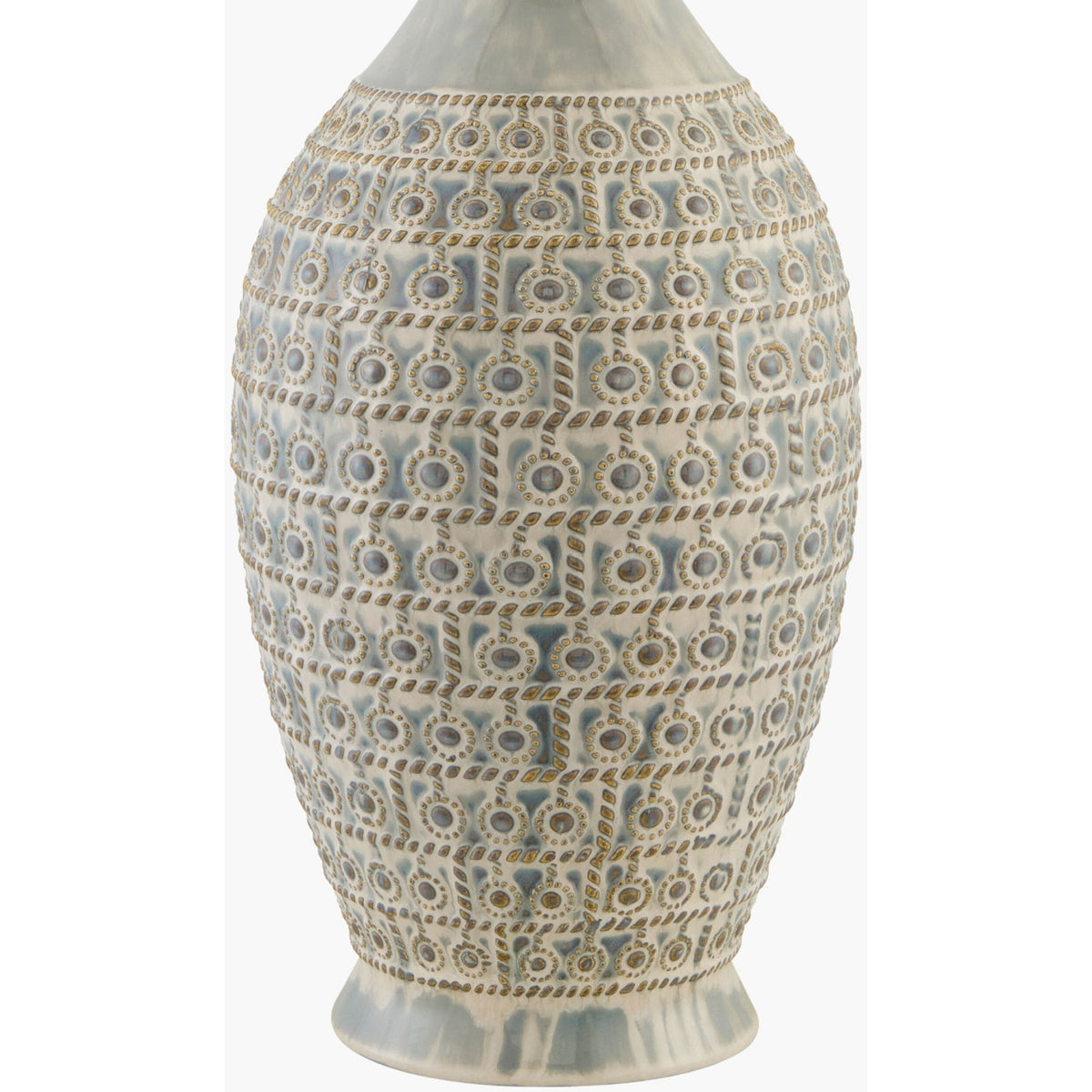 Modern European furniture - Gray Ceramic Accent Table Lamp - www.oroa.com