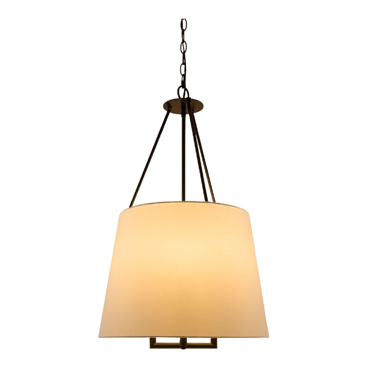Modern European furniture - White Linen Chandelier - www.oroa.com
