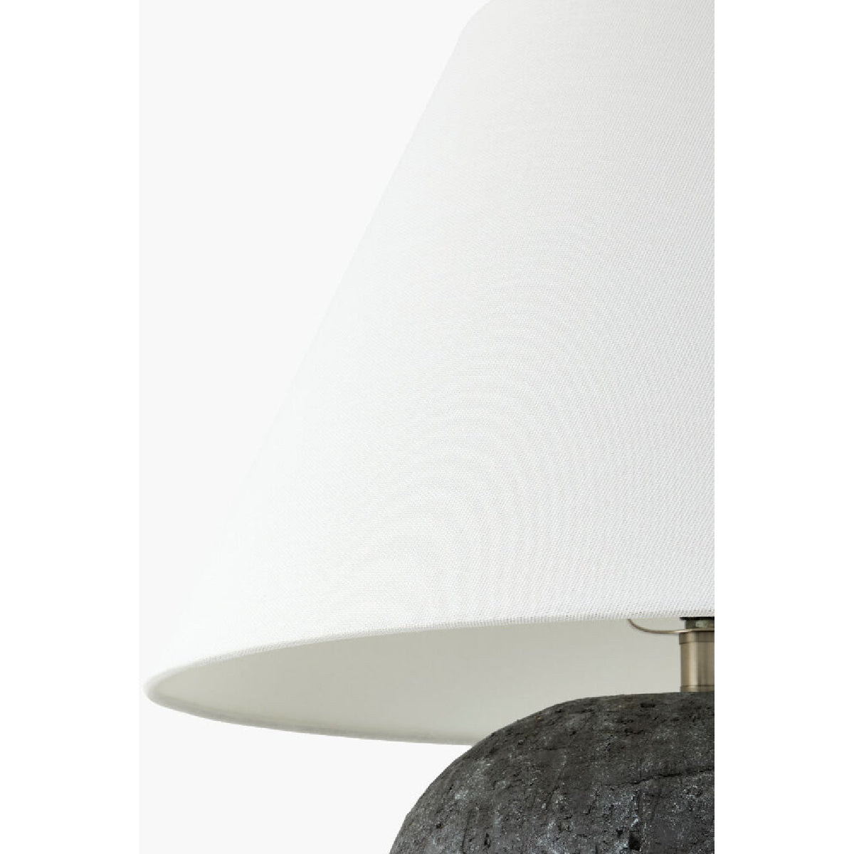 Modern European furniture - Black Cement Accent Table Lamp - www.oroa.com