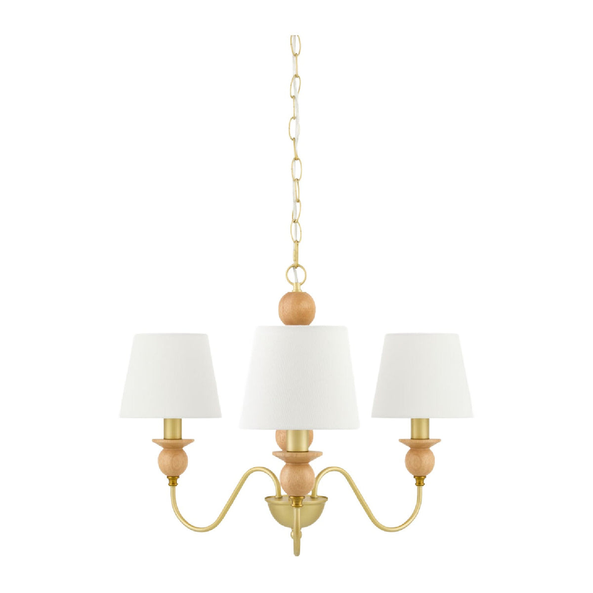 Modern European furniture - 3-Light Linen Classic Chandelier - www.oroa.com