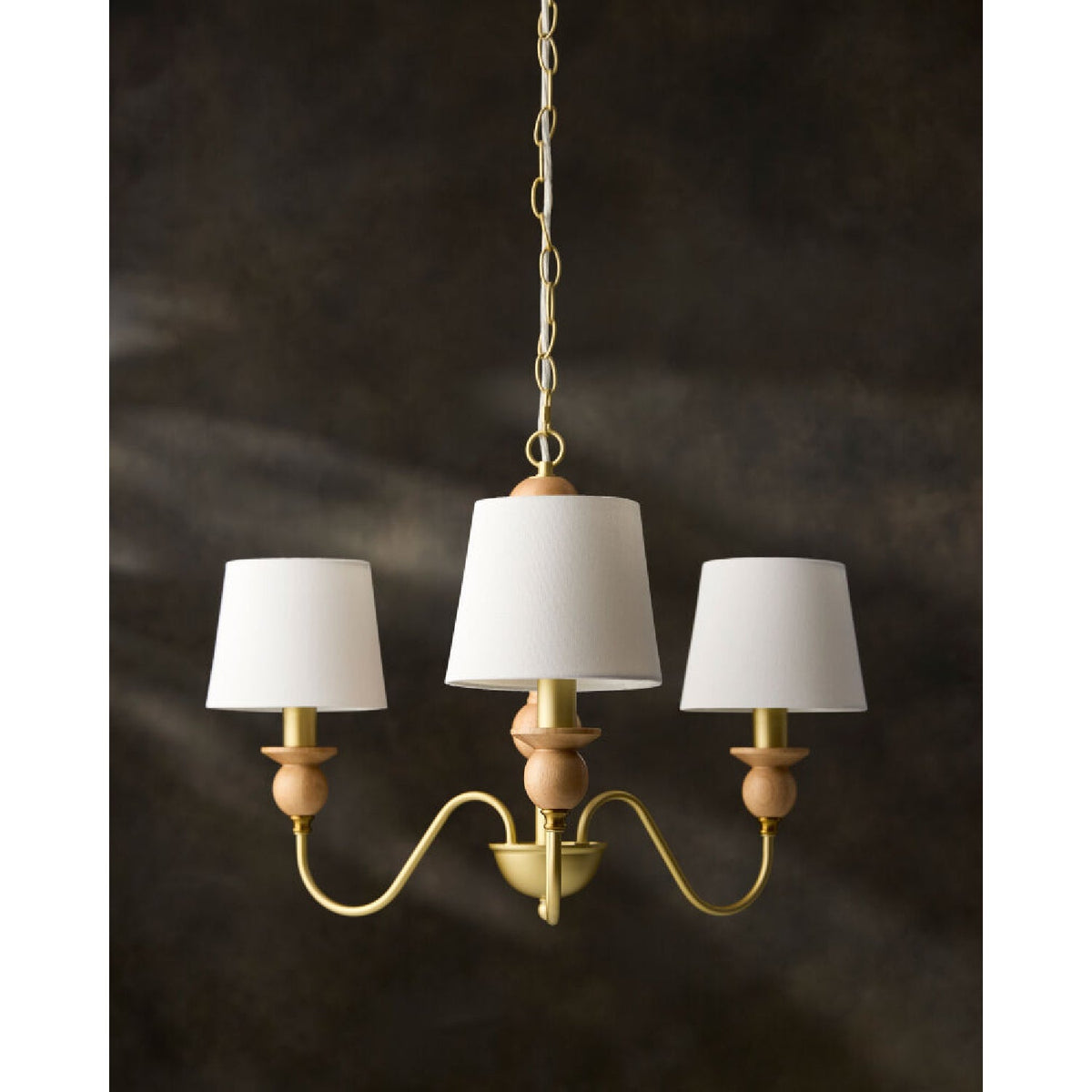 Modern European furniture - 3-Light Linen Classic Chandelier - www.oroa.com