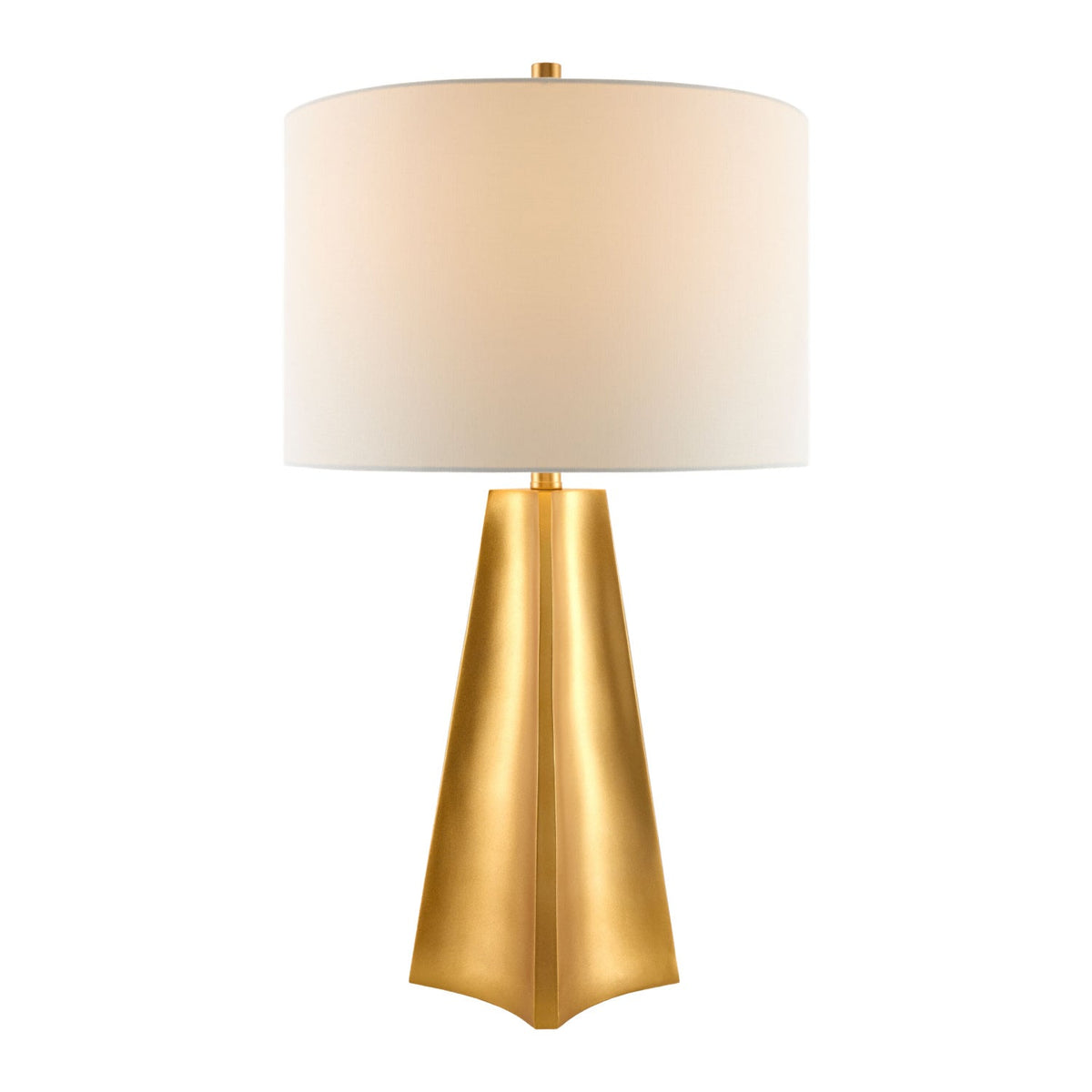 Modern European furniture - Gold Faceted Base Table Lamp - www.oroa.com