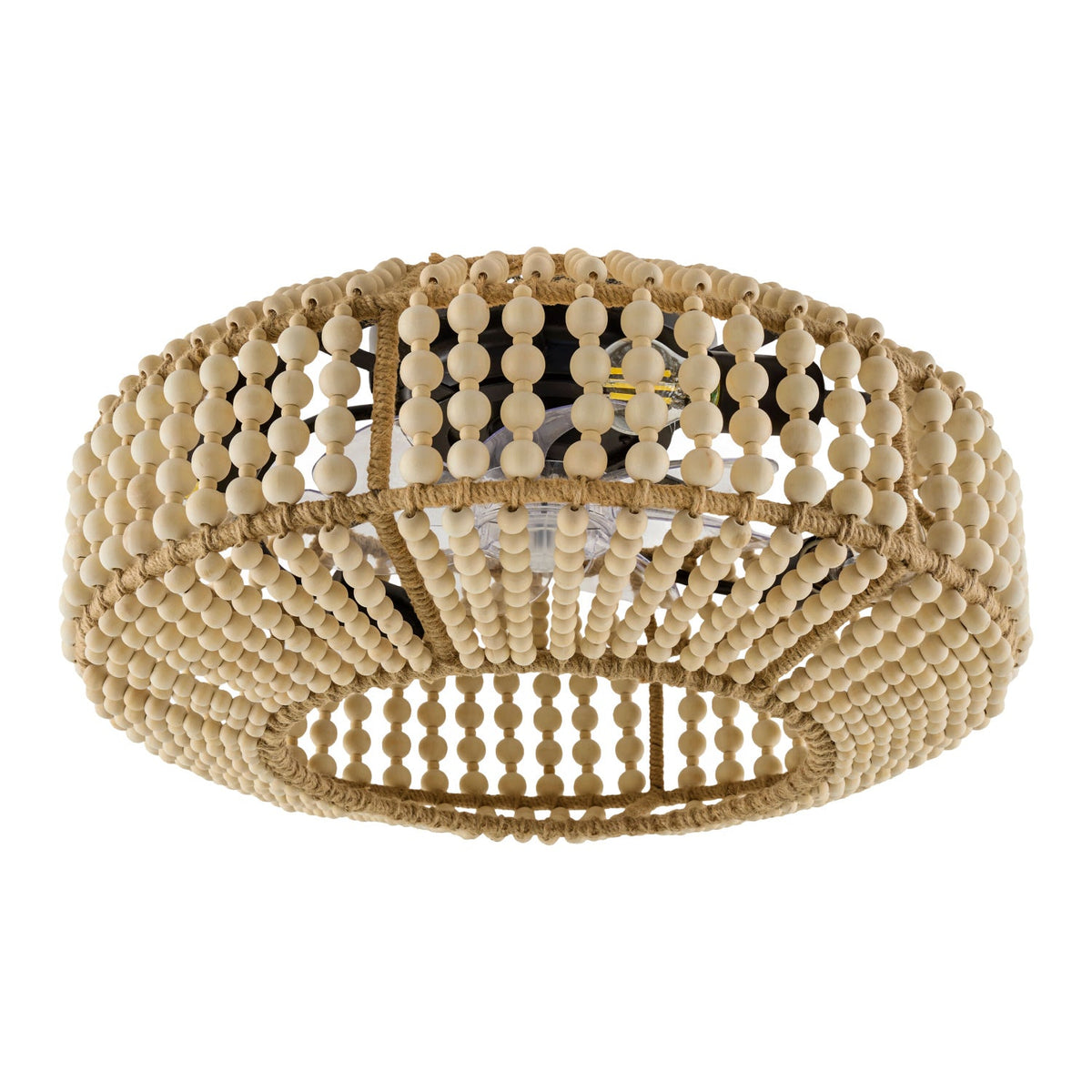 Modern European furniture - Wooden Beads 4-Light Chandelier - www.oroa.com