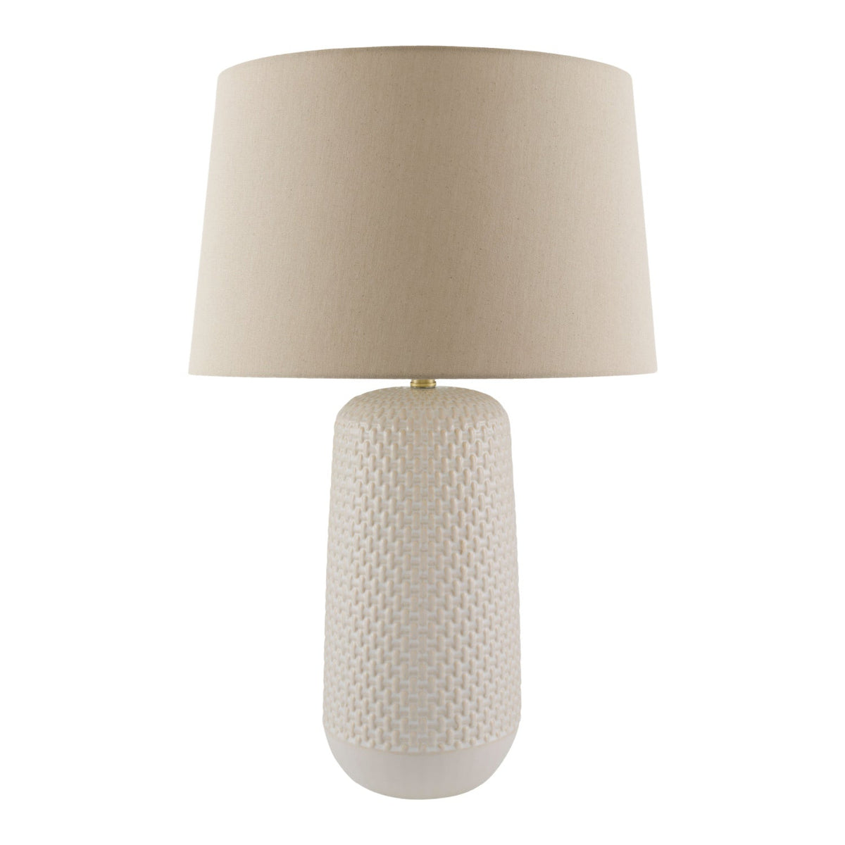 Modern European furniture - Cream Painted Ceramic Table Lamp - www.oroa.com