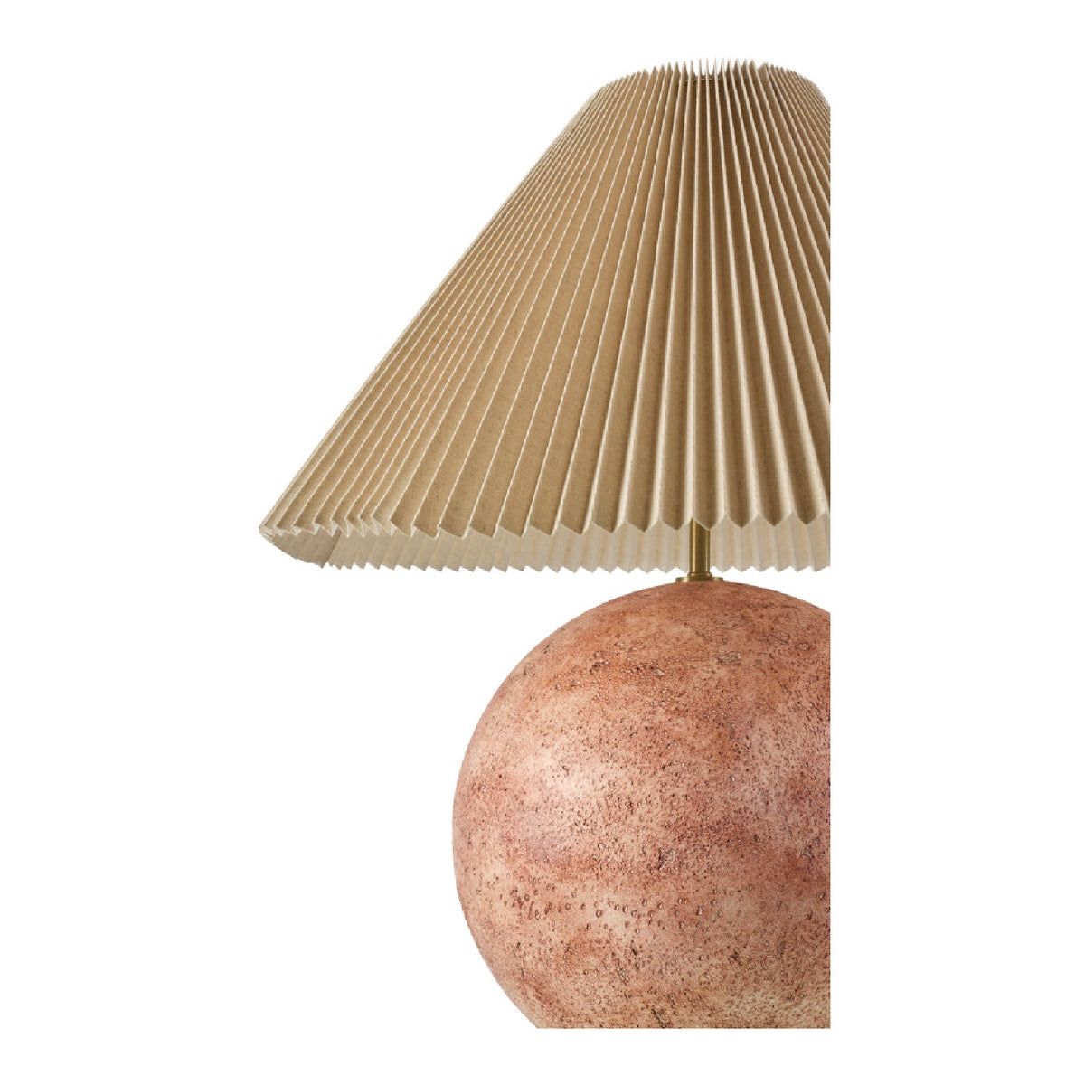 Modern European furniture - Pleated Linen Cement Table Lamp - www.oroa.com