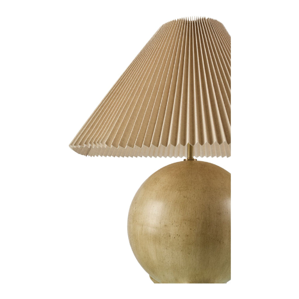Modern European furniture - Pleated Linen Cement Table Lamp - www.oroa.com