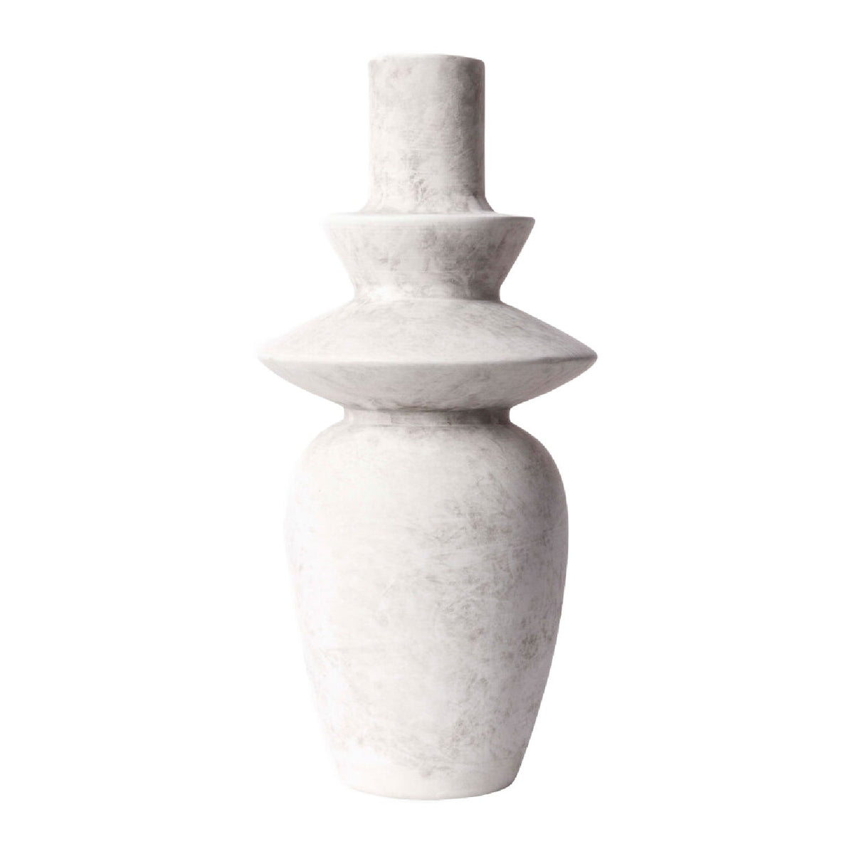 Modern European furniture - Matte Ceramic Sculptural Vase - www.oroa.com
