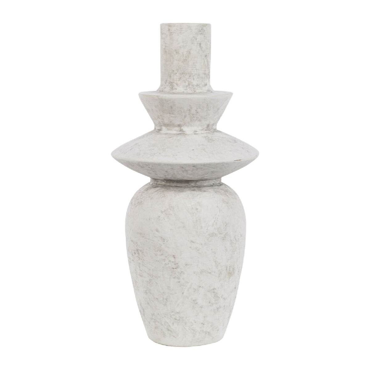 Modern European furniture - Matte Ceramic Sculptural Vase - www.oroa.com
