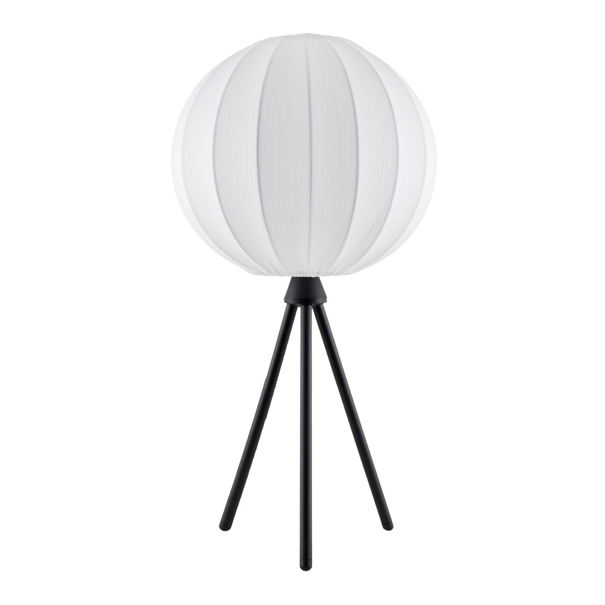 Modern European furniture - White Cotton Tripod Table Lamp - www.oroa.com
