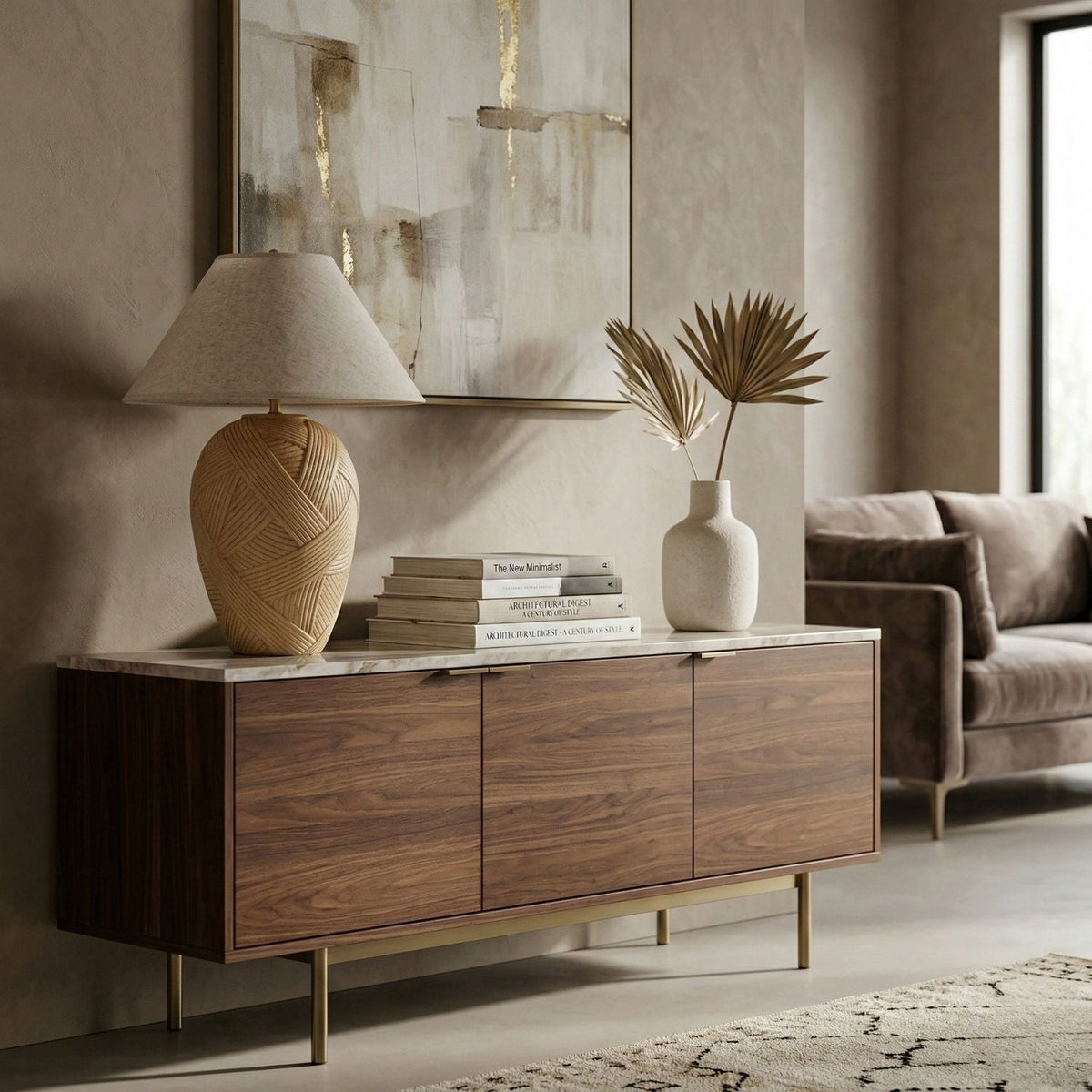 Modern European furniture - Cream Ceramic Accent Table Lamp - www.oroa.com