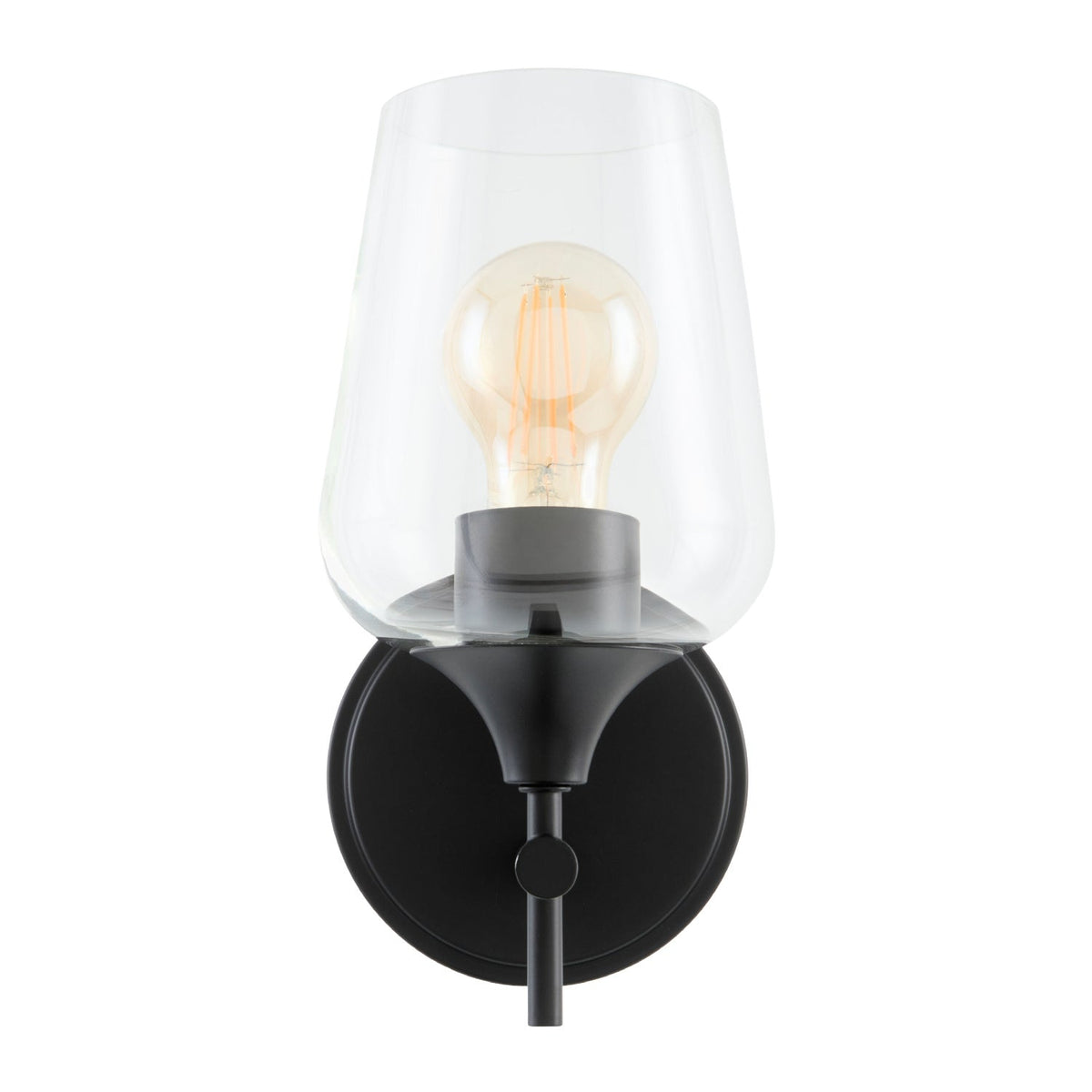 Modern European furniture - Black Framed Glass Wall Lamp - www.oroa.com
