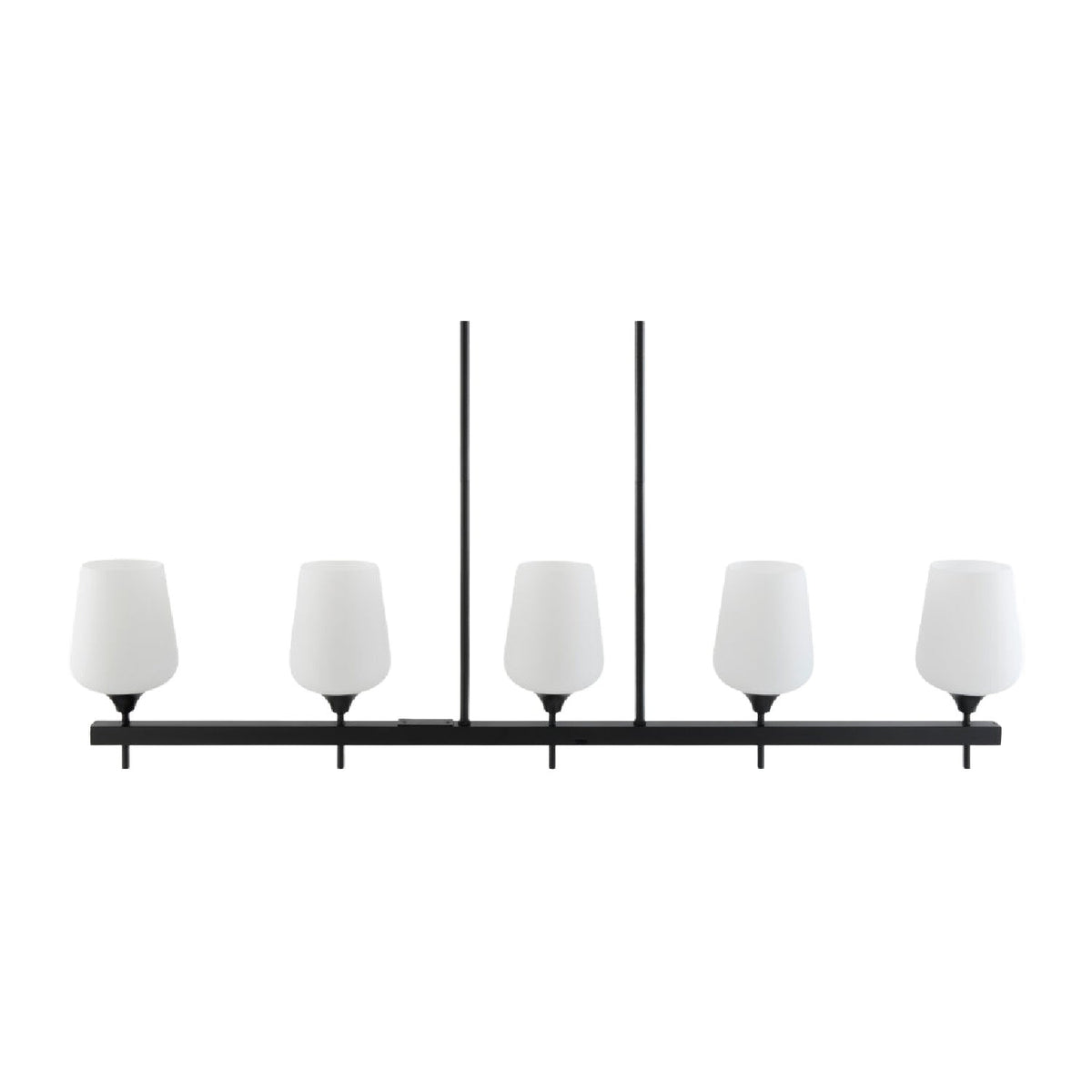 Modern European furniture - Glass 5-Light Linear Chandelier - www.oroa.com