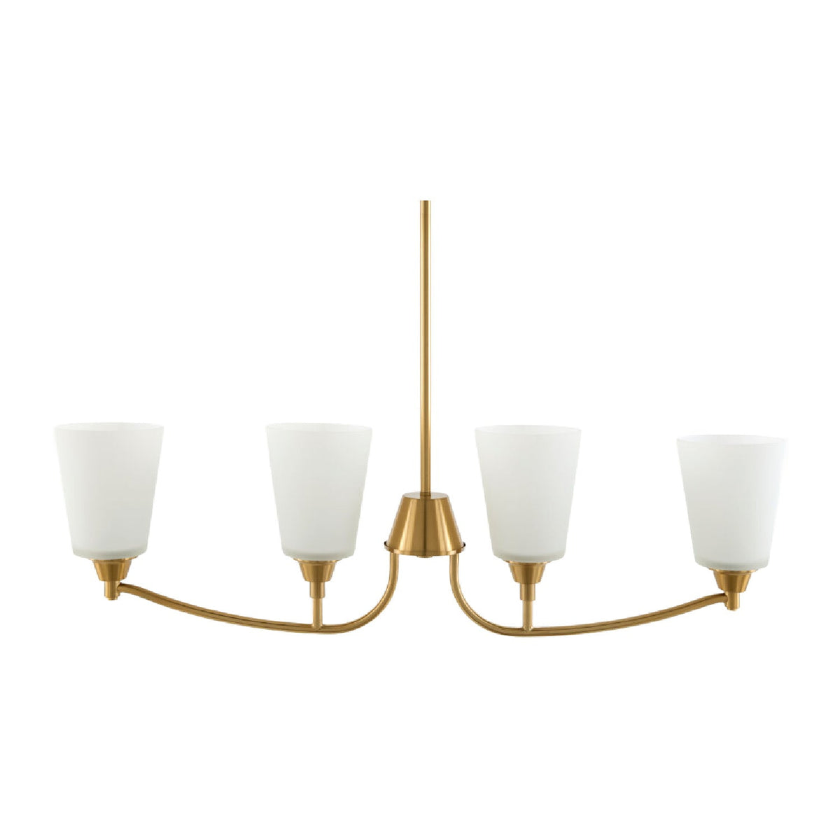 Modern European furniture - Glass Shades 4-Light Chandelier - www.oroa.com