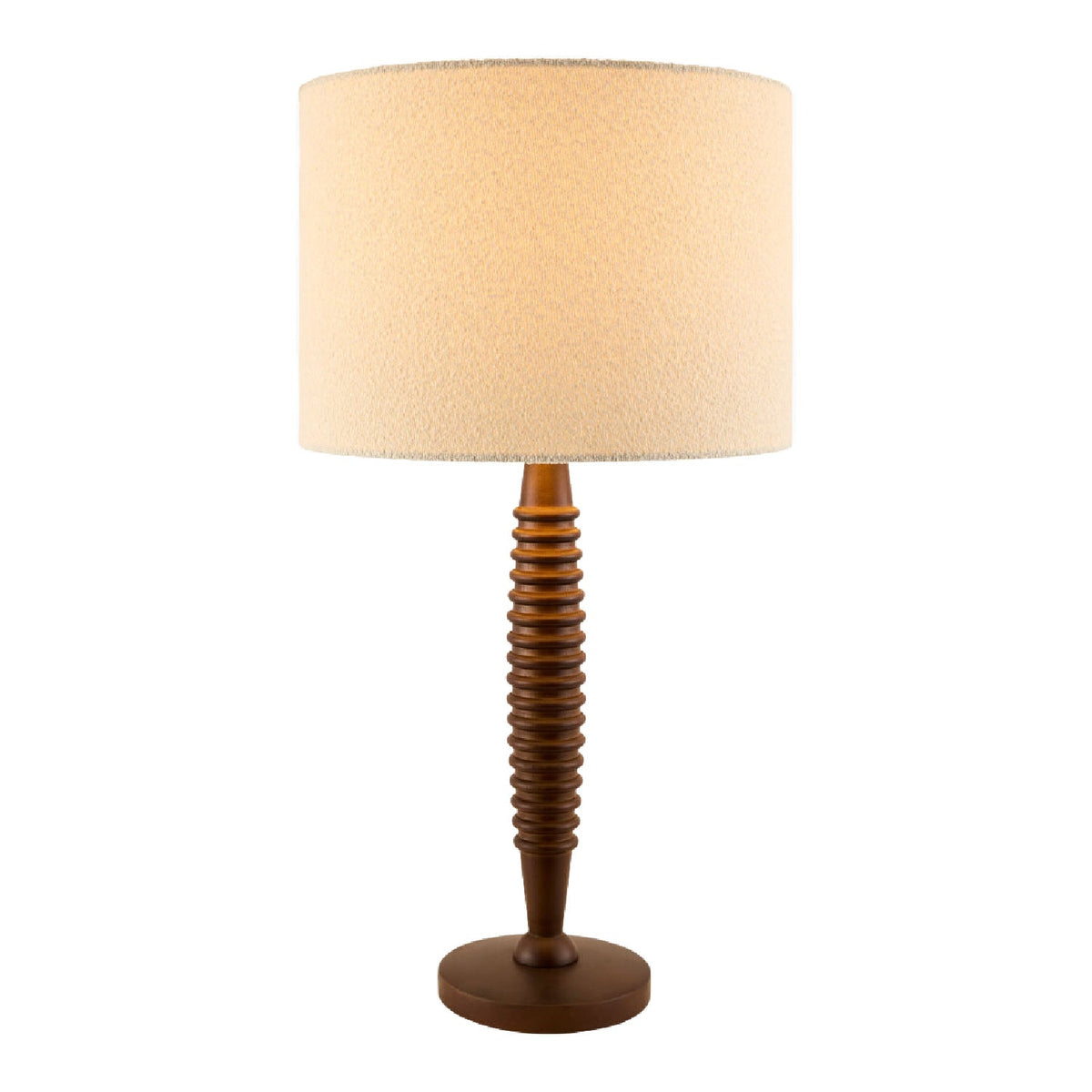 Modern European furniture - Beige Linen Accent Table Lamp - www.oroa.com