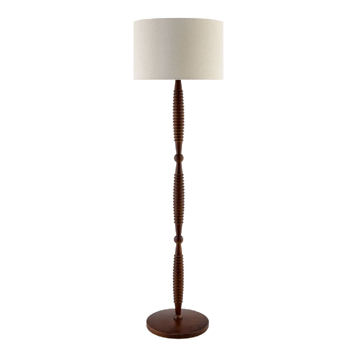 Modern European furniture - Beige Linen Accent Floor Lamp - www.oroa.com