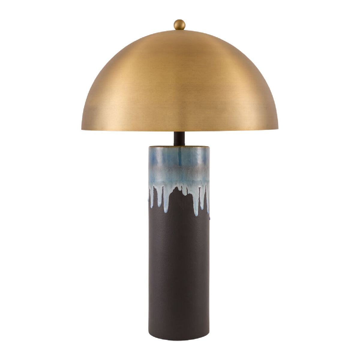 Modern European furniture - Gold Metal Dome Table Lamp - www.oroa.com
