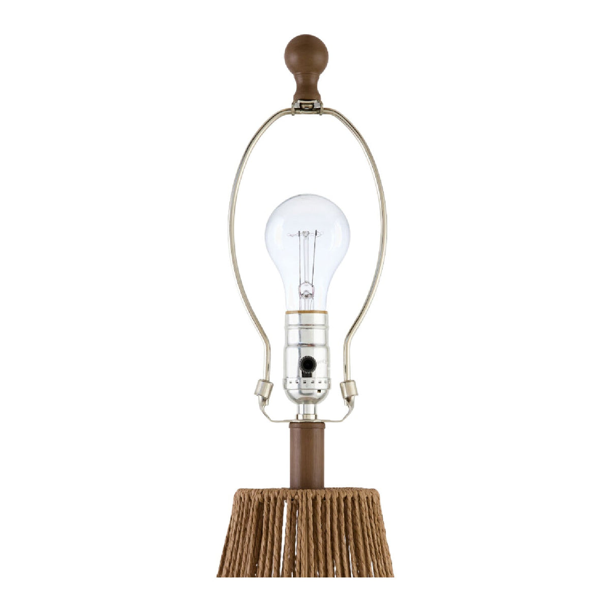 Modern European furniture - Natural Rattan Accent Floor Lamp - www.oroa.com