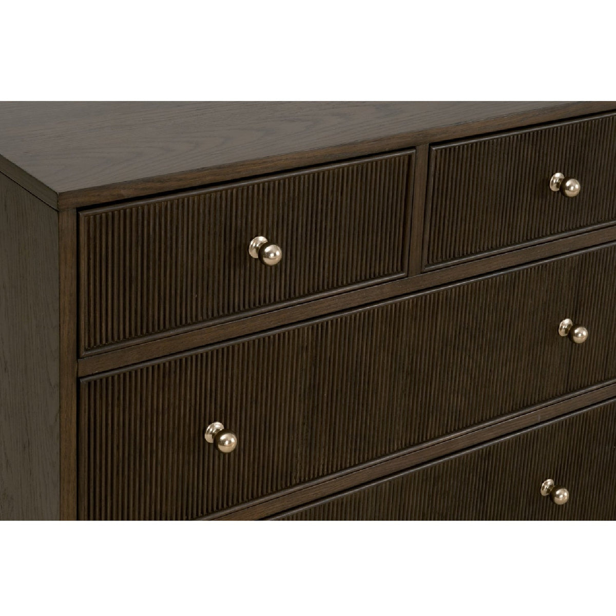 8-Drawer Oak Double Dresser | Living Essentials Highland