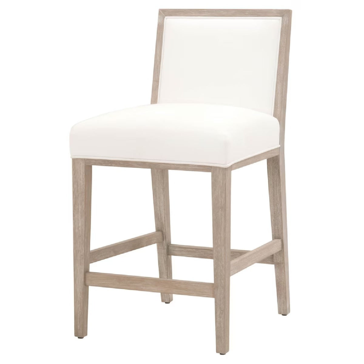Solid Wood Framed Counter Stools (2) | Living Essentials Martin
