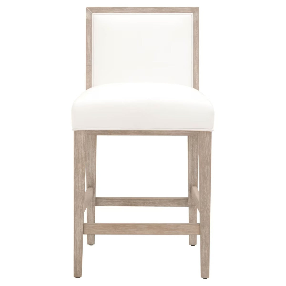 Solid Wood Framed Counter Stools (2) | Living Essentials Martin
