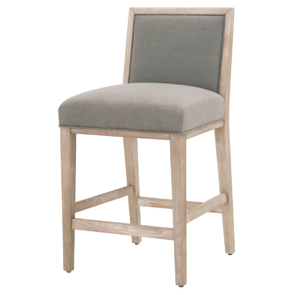 Solid Wood Framed Counter Stools (2) | Living Essentials Martin