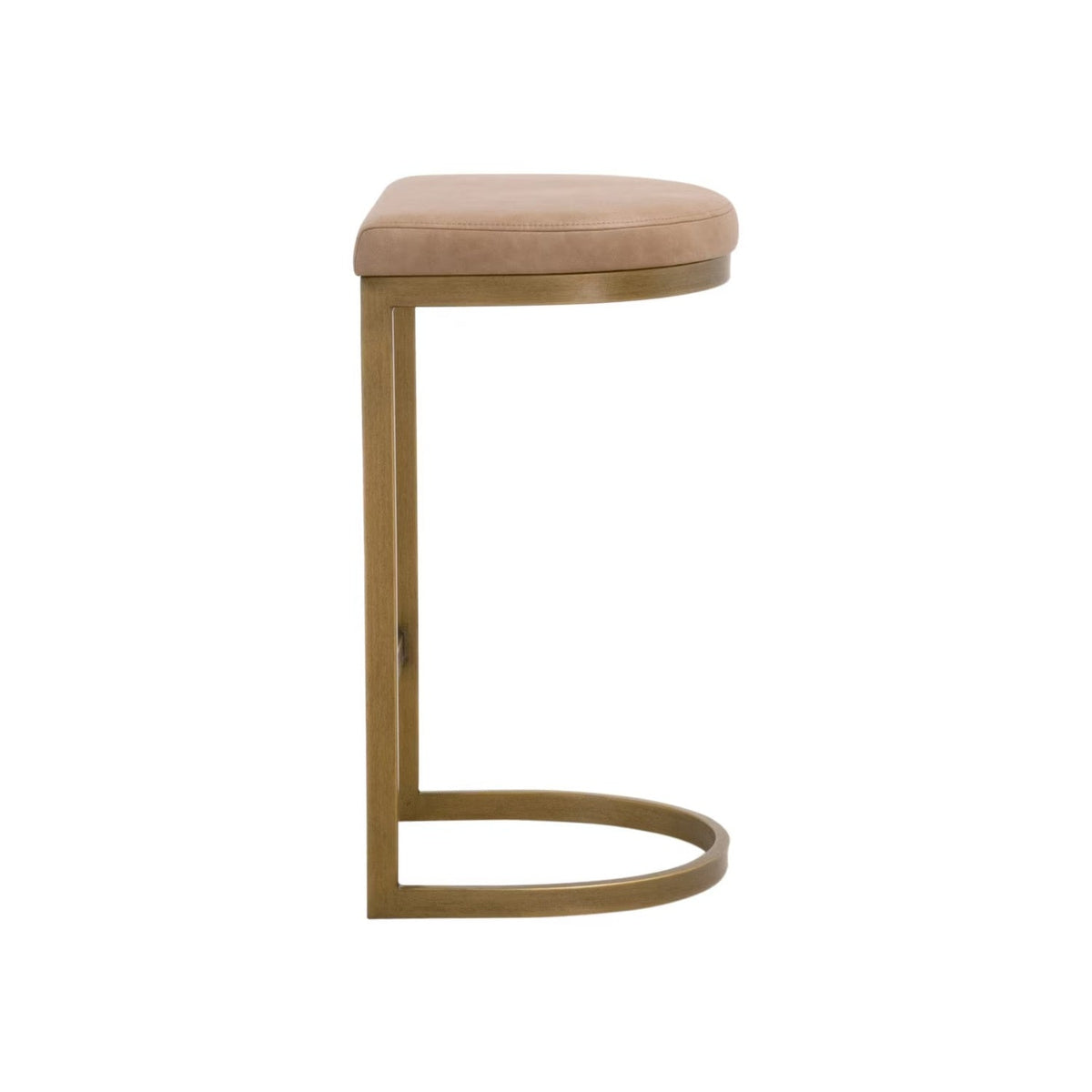 Gold Cantilevered Counter Stool | Living Essentials Cresta