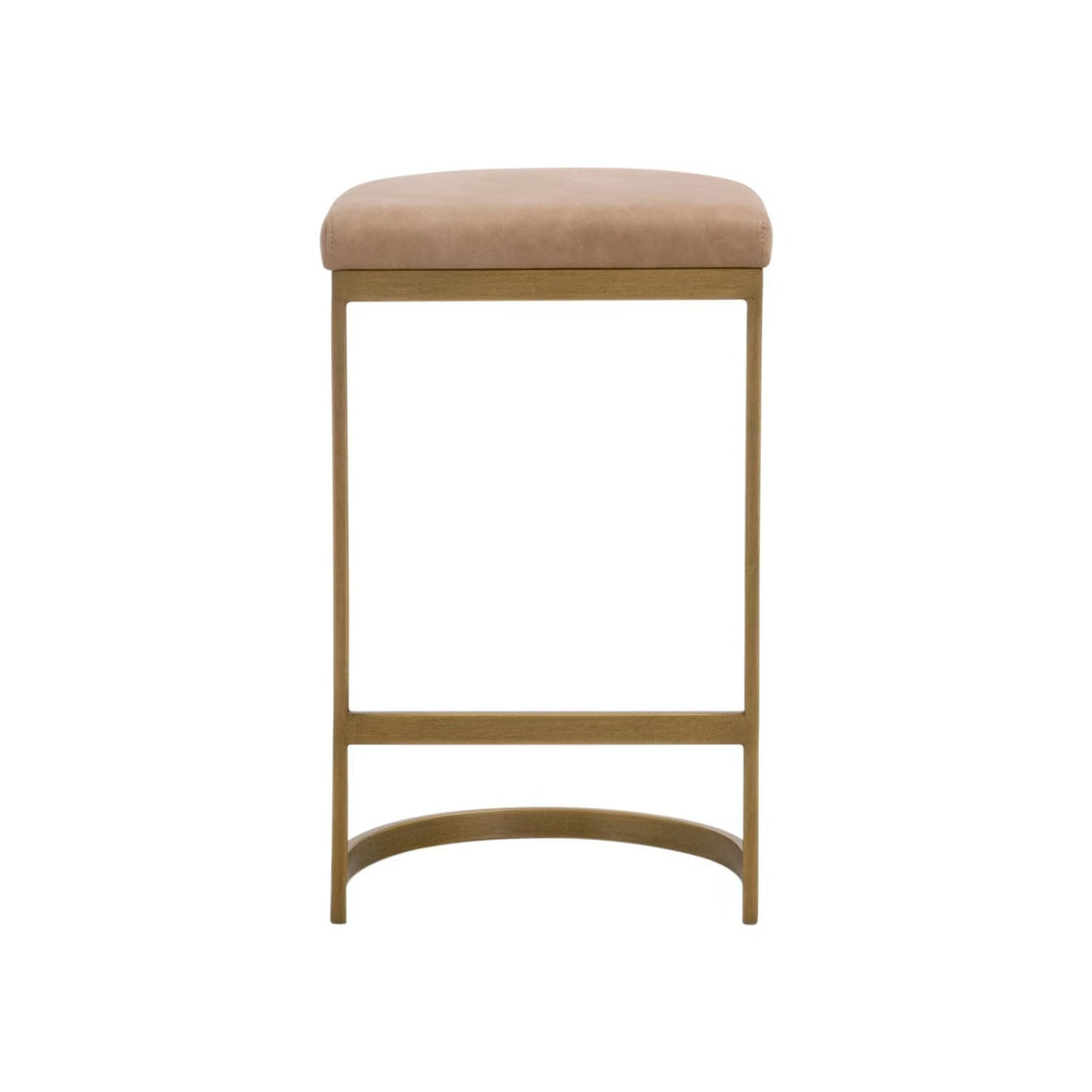 Gold Cantilevered Counter Stool | Living Essentials Cresta