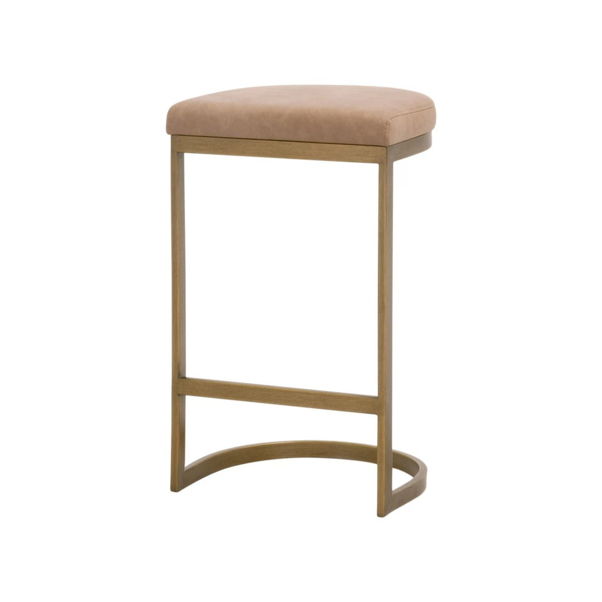 Gold Cantilevered Counter Stool | Living Essentials Cresta