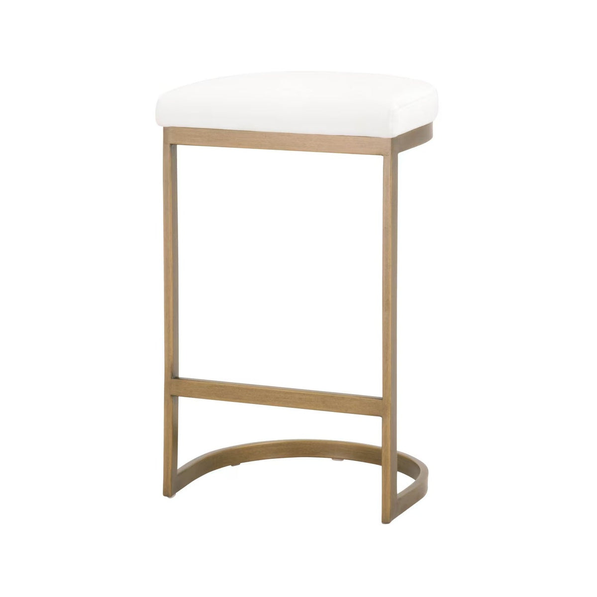 Gold Cantilevered Counter Stool | Living Essentials Cresta
