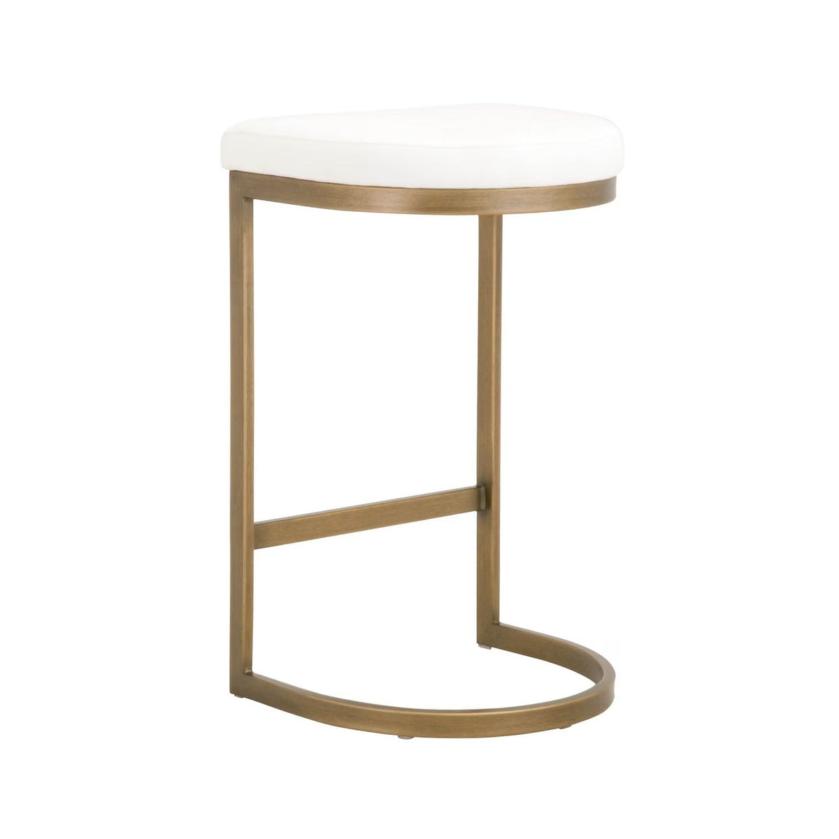 Gold Cantilevered Counter Stool | Living Essentials Cresta