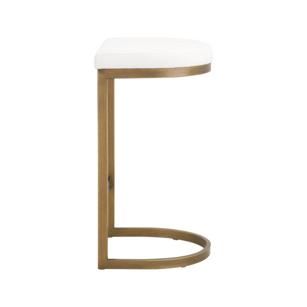 Gold Cantilevered Counter Stool | Living Essentials Cresta