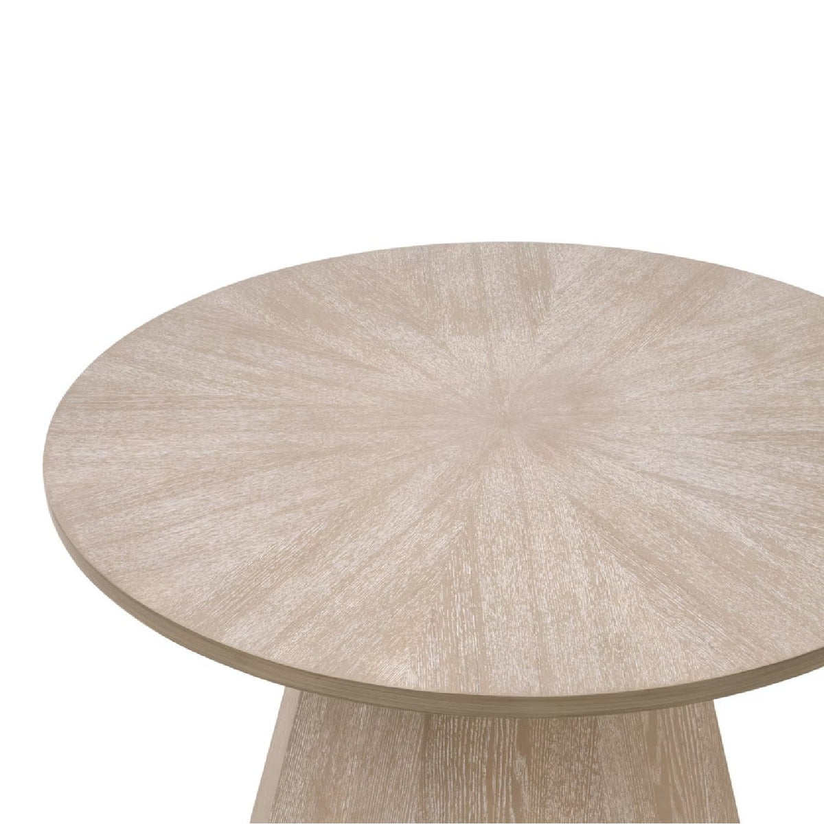 Round Wooden End Table | Living Essentials Coulter