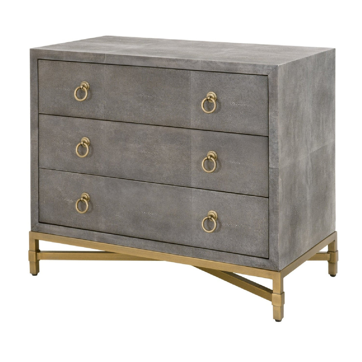 Shagreen Drawer Nightstand | Living Essentials Strand