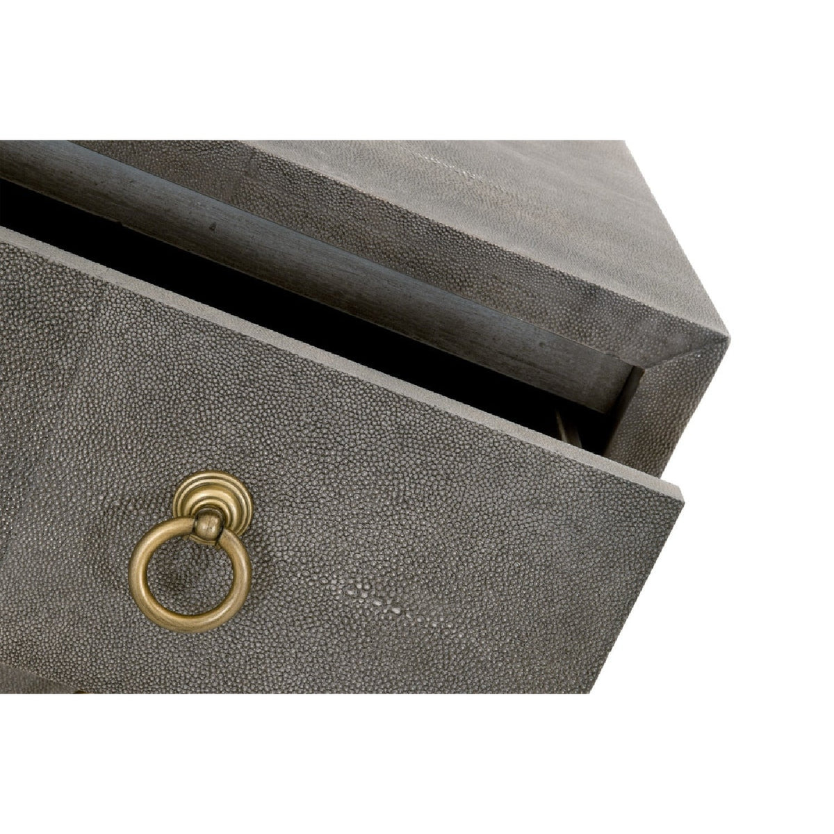 Shagreen Drawer Nightstand | Living Essentials Strand