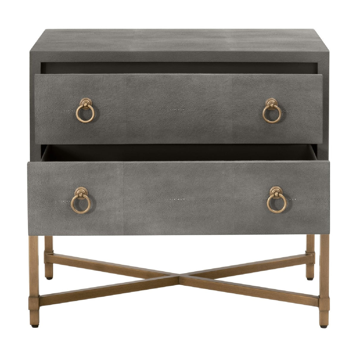 Shagreen Drawer Nightstand | Living Essentials Strand
