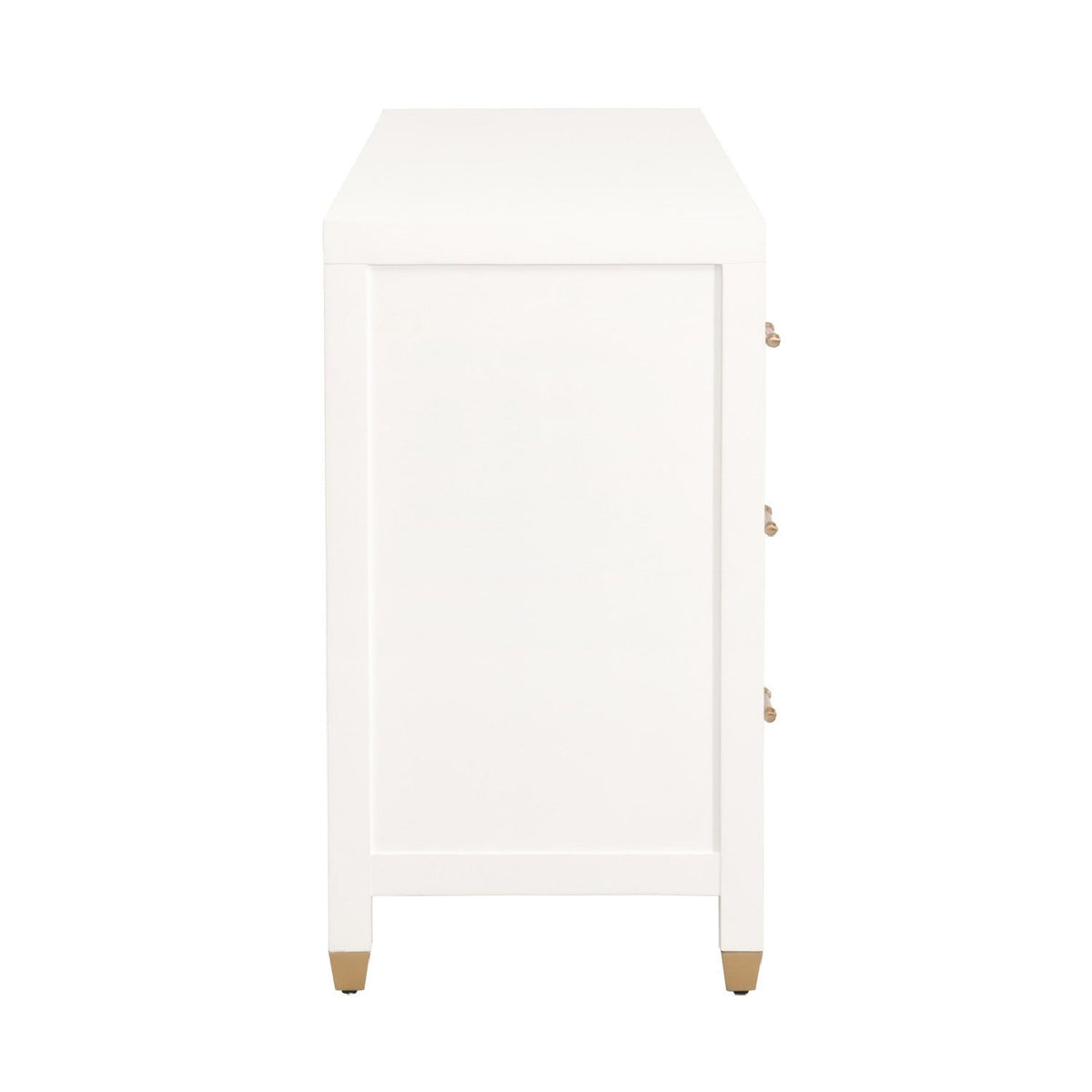 Modern European furniture - White 6-Drawer Double Dresser - www.oroa.com