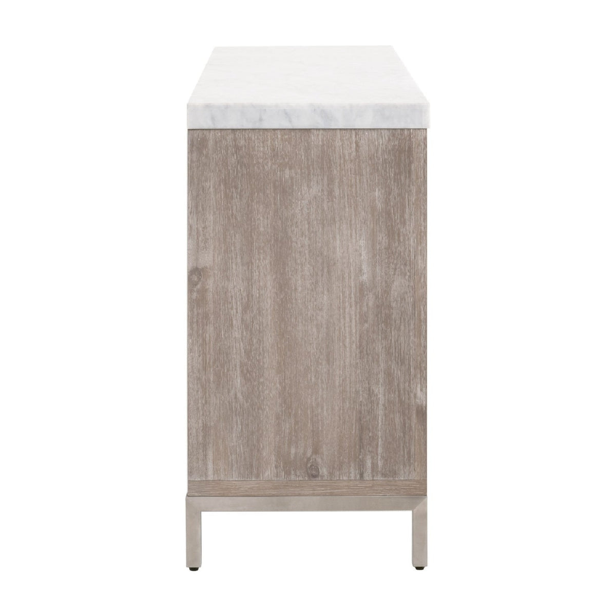 Modern European furniture - Marble Topped Acacia 6-Drawer Dresser - www.oroa.com