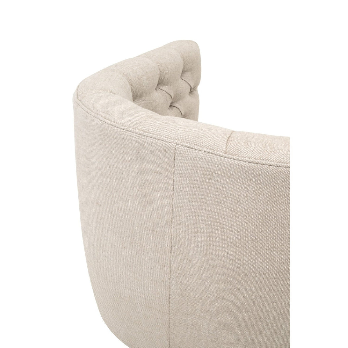 Tufted Back Swivel Club Chair | Living Essentials Marcel