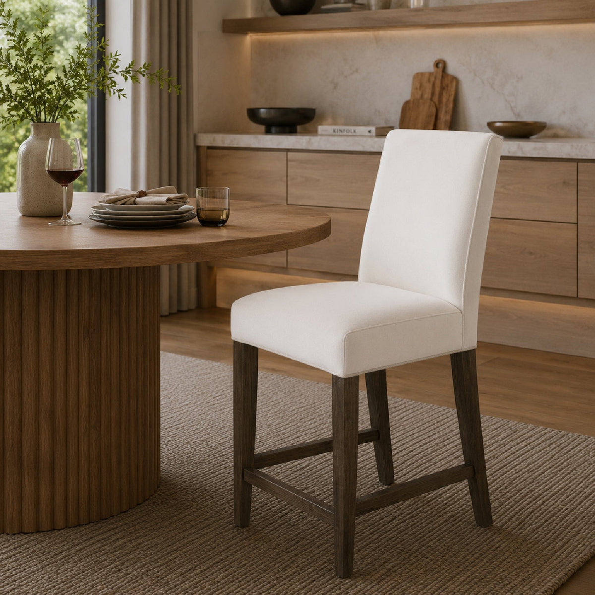 Two-Toned Dining Chairs (2) | Living Essentials Duet