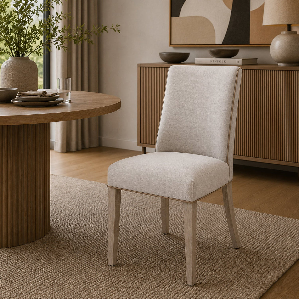 Two-Toned Dining Chairs (2) | Living Essentials Duet