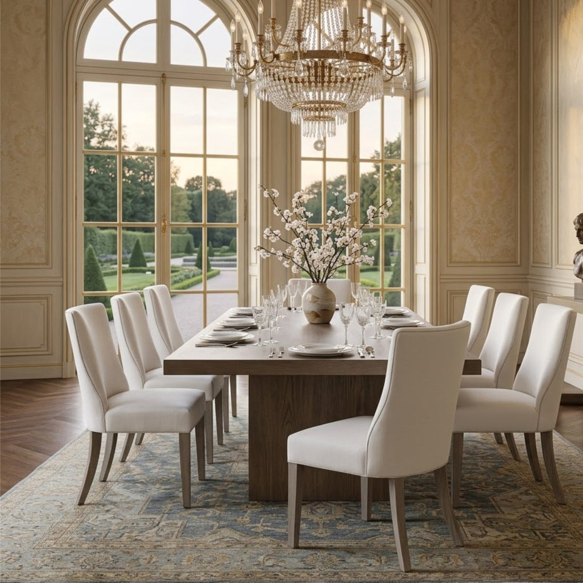 Two-Toned Dining Chairs (2) | Living Essentials Duet