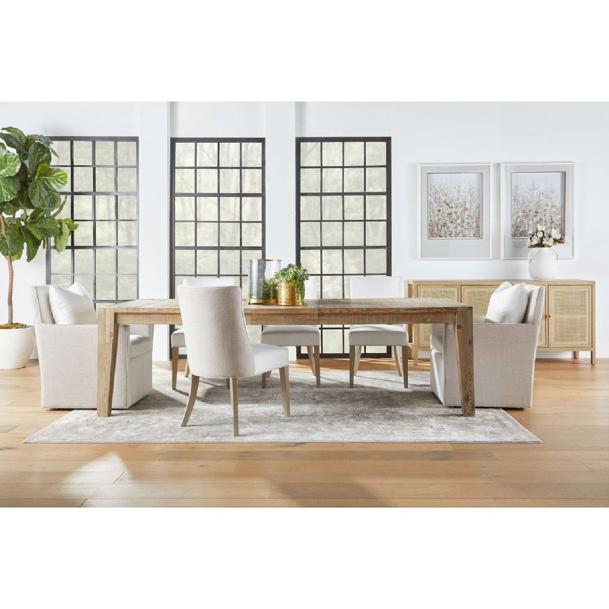 Two-Toned Dining Chairs (2) | Living Essentials Duet