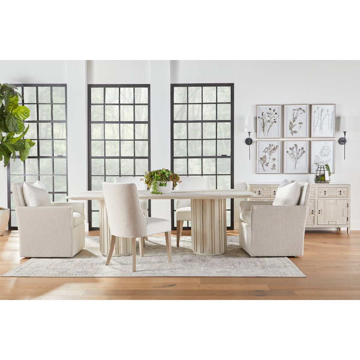 Two-Toned Dining Chairs (2) | Living Essentials Duet