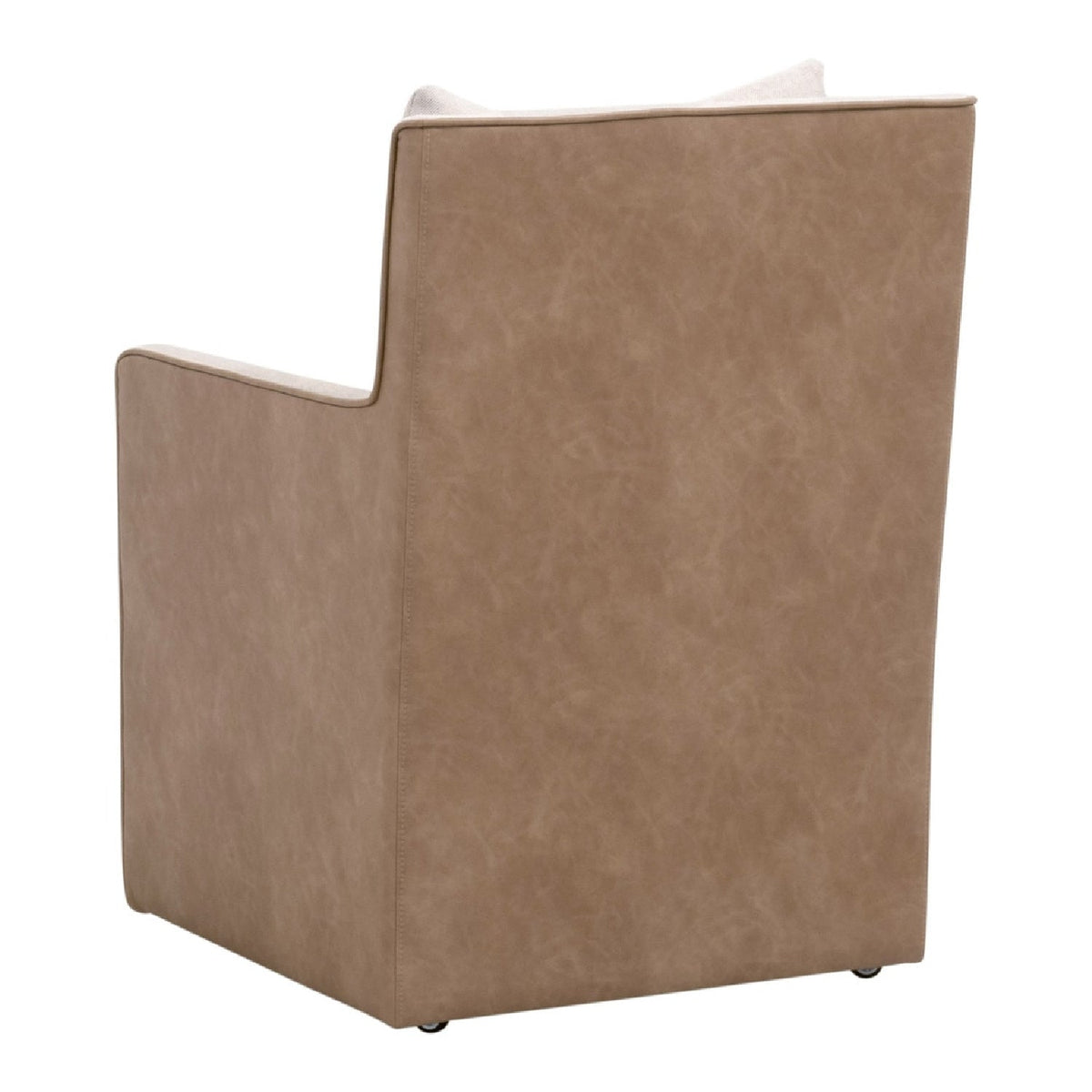 Two-Toned Wheeled Lounge Chair | Living Essentials Harmony